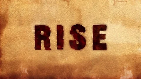 Fall Rise Repeat Paper Burn Reveal 4K Loop Stock Footage 329001043