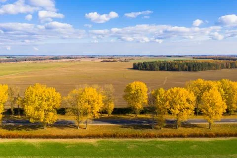 Fall rural landscape Foto stock