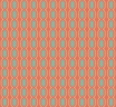 Fall rustic orchard seamless background pattern in coral clay, peach fuzz, sage 스톡 일러스트