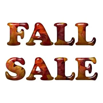 Fall Sale Illustrazione stock