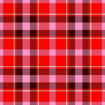 Fall seamless background vector, 60s texture check pattern. Simple plaid fa.. Stock Illustration