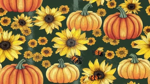 Fall Seamless Loopable Animation Video stock 215446486