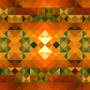 Fall season triangle seamless pattern background. eps10 file. Illustrazione stock