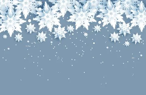 Fall snow card Stock Illustration