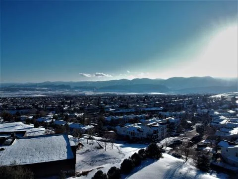 Fall Snow 库存照片