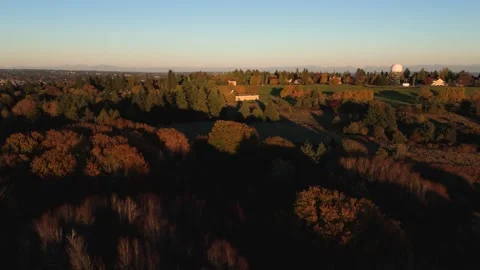 Fall sunset in Seattle Stock Footage 254459628