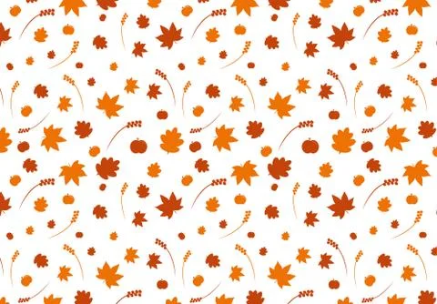 Fall Theme Pattern Illustration