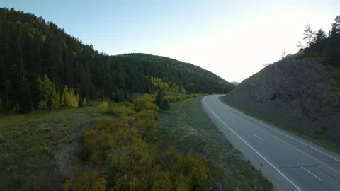 Fall time Flight through the LaVeta Pass in the Colorado Rockies 動画素材 255457167