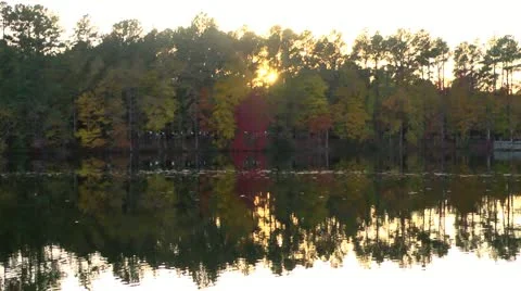 Fall time lapse sunset Stock Footage 12527871