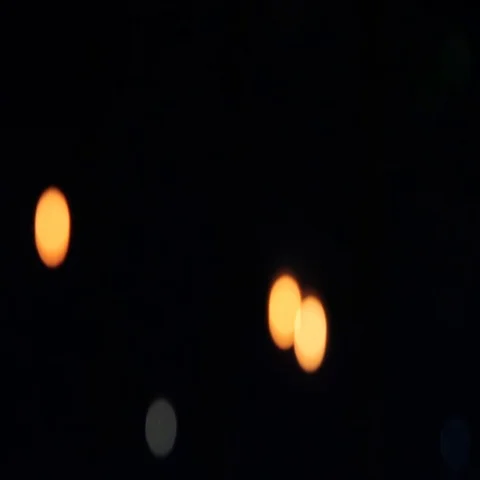 Fall from the top to the bottom of the colorful glowing orbs Stock Footage 69480140