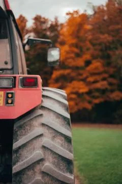 Fall Tractor Stock Photos