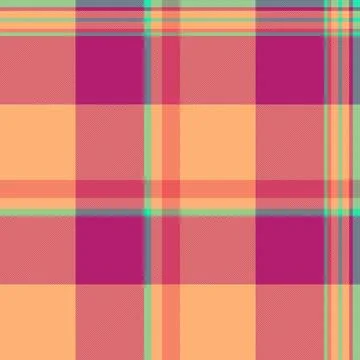 Fall vector check background, classic plaid textile fabric. Reel texture ta.. Illustrazione stock