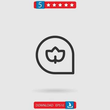 Fall vector icon Stock Illustration