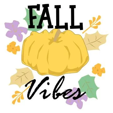 Fall Vibes Shirt Graphics Vector Illustration Stock Illustration