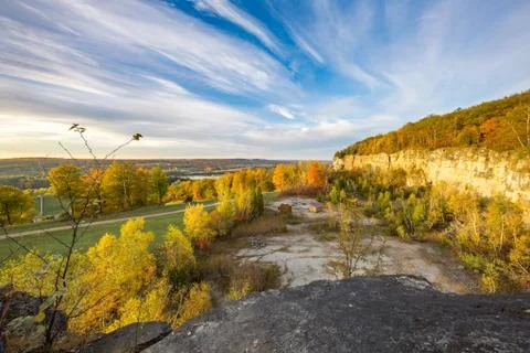 Fall view at Kelso conservation area Stock Photos