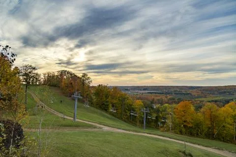 Fall view at Kelso conservation area Stock Photos