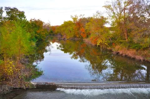 Fall Waterfall Foto stock