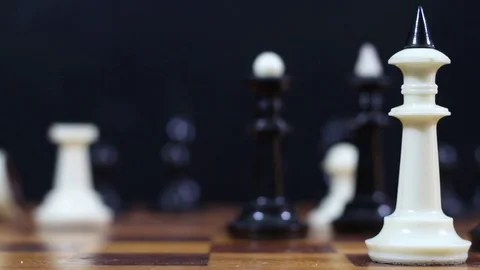 The fall of the white king Stock Footage 77279010