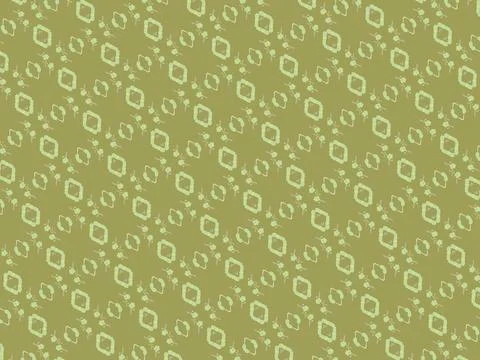 Fall wilderness stroke-based surface pattern with single-color tree-form pattern 库存插图