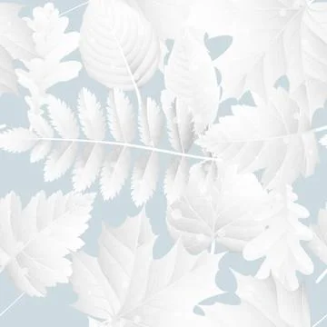 Fall Winter poster with leaves background. EPS 10 Stock Illustration