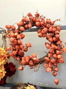 Fall wreath Stock Photos