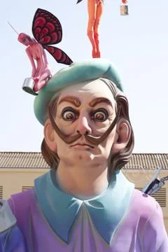 Fallas in Valencia, Spain Stock Photos