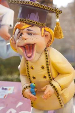 Fallas in Valencia, Spain Foto stock