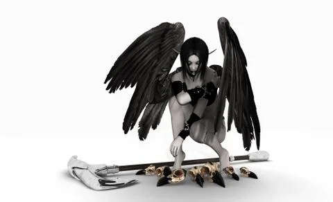Fallen Angel Stock-Illustration