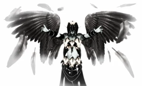 Fallen Angel Stock Illustration
