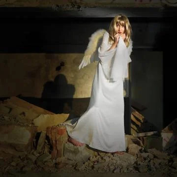 Fallen angel Stock Photos