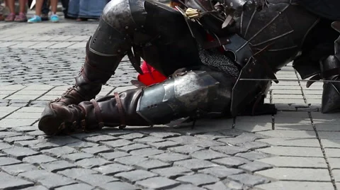 Fallen Knight Rises Stock Footage 41474087