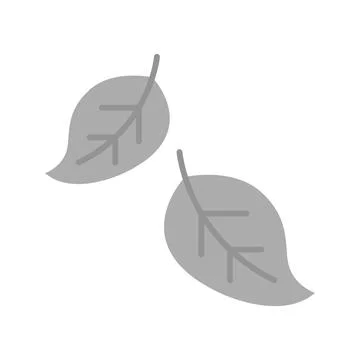Fallen Leaf icon vector image. Stock-Illustration