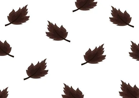 Fallen leaves background Illustrazione stock