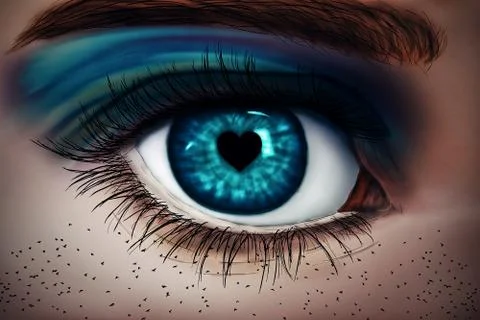 Fallen in love Stock Illustration