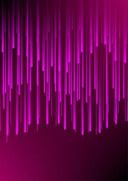 Fallen pink lines on dark pink background. Vector Illustration Stock Illustration
