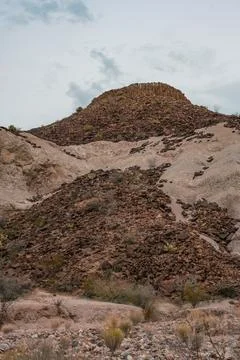 Fallen Rocks Cascade Down Mountainside Along Smoky Creek In Big Bend 写真素材
