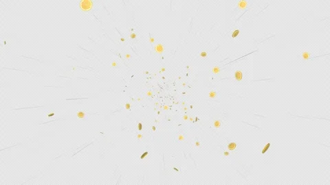 Falling 3D Lemon’s Slides Animation, Background, Loop Stock Footage 331834717