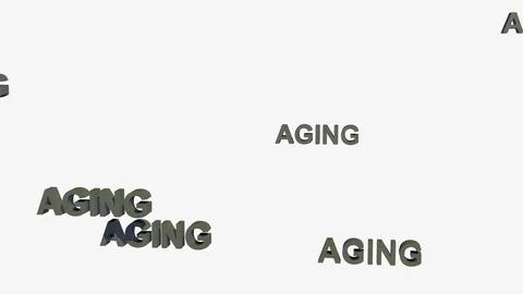 FALLING AGING LOGOS Vídeos de archivo 72933241