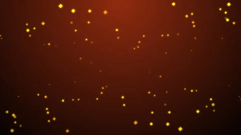Falling and Rising Square Orange Particle Animation Background Stock Footage 244793599