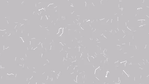 Falling and Spinning Abstract Particles Loop Stock Footage 342077971