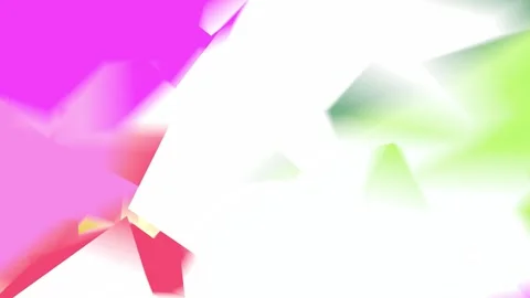 Falling and Spinning Colorful Geometric Particles Loop Stock Footage 342076767