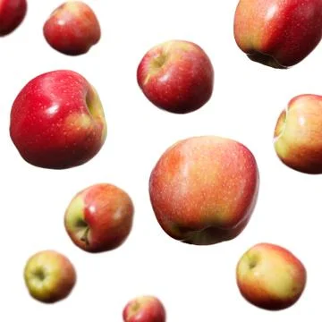 Falling Apples Stock Photos