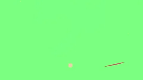 Falling autumn leaves on green screen background for video compositing and Vidéo 341907508