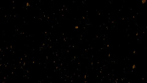 Falling Autumn Maple Leaves 4K Seamless Loop Overlay Vidéo 334592120