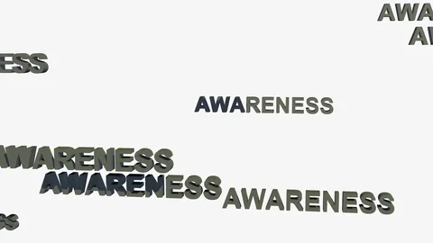 FALLING AWARENESS LOGOS Vídeos de archivo 73095534