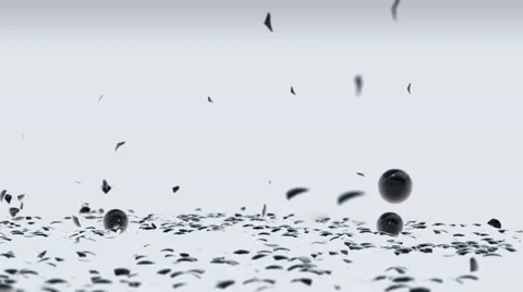 Falling Balls Stock Footage 46153818