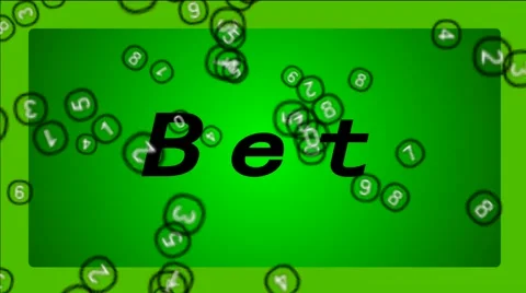 Falling balls of numbers Stock Footage 49686959