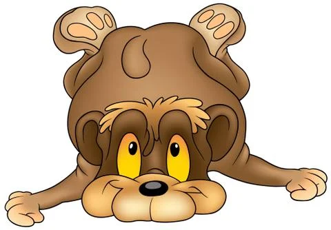 Falling Bear Stock Illustration