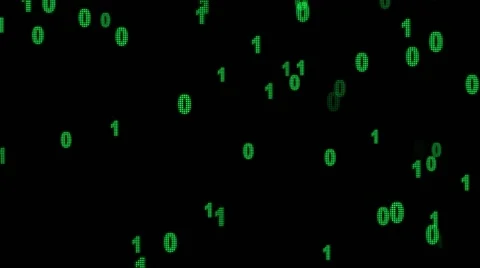 Falling Binary code Stock Footage 58335649