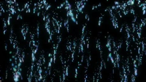 Falling binary code.Data Stream, Blockchain Network Stock-Footage 98607868